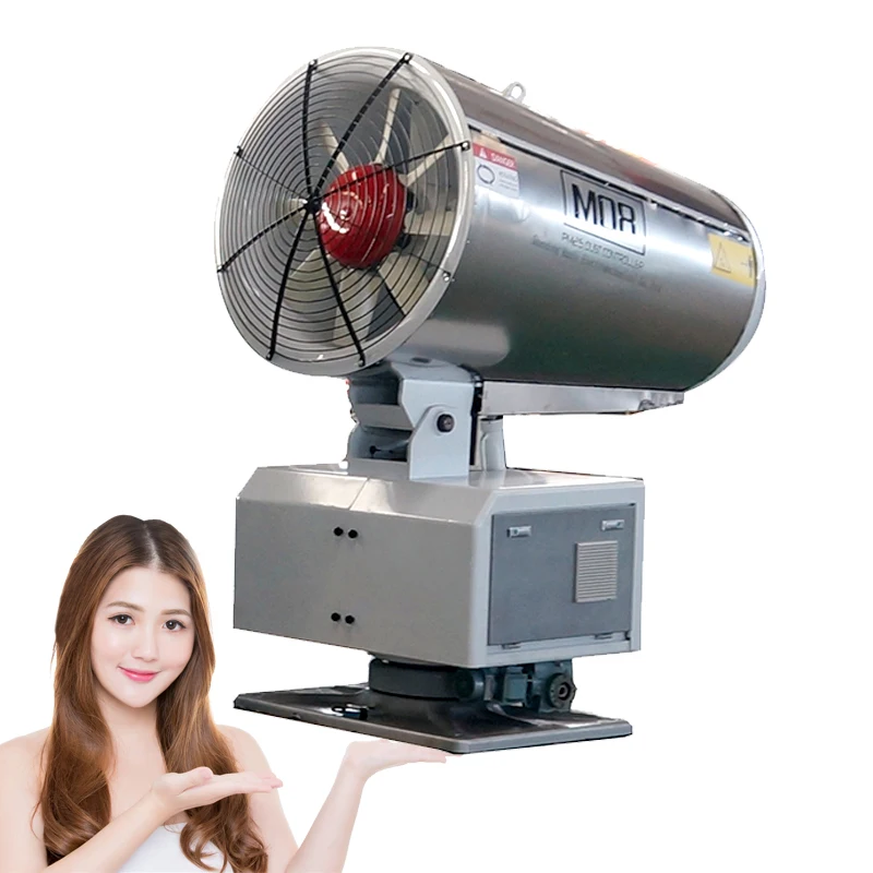 High-End 30M Industrial Water Cannon New Used Engine Pump Included Mist Fog Cannon Dust Municipal Environmental Machinery