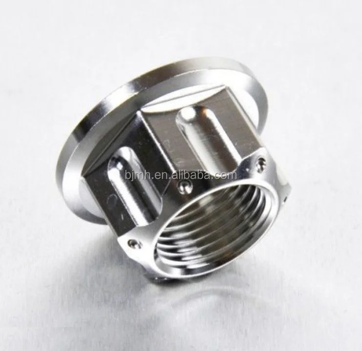 titanium hex flange axle nuts m10 1.25 fine thread for sale