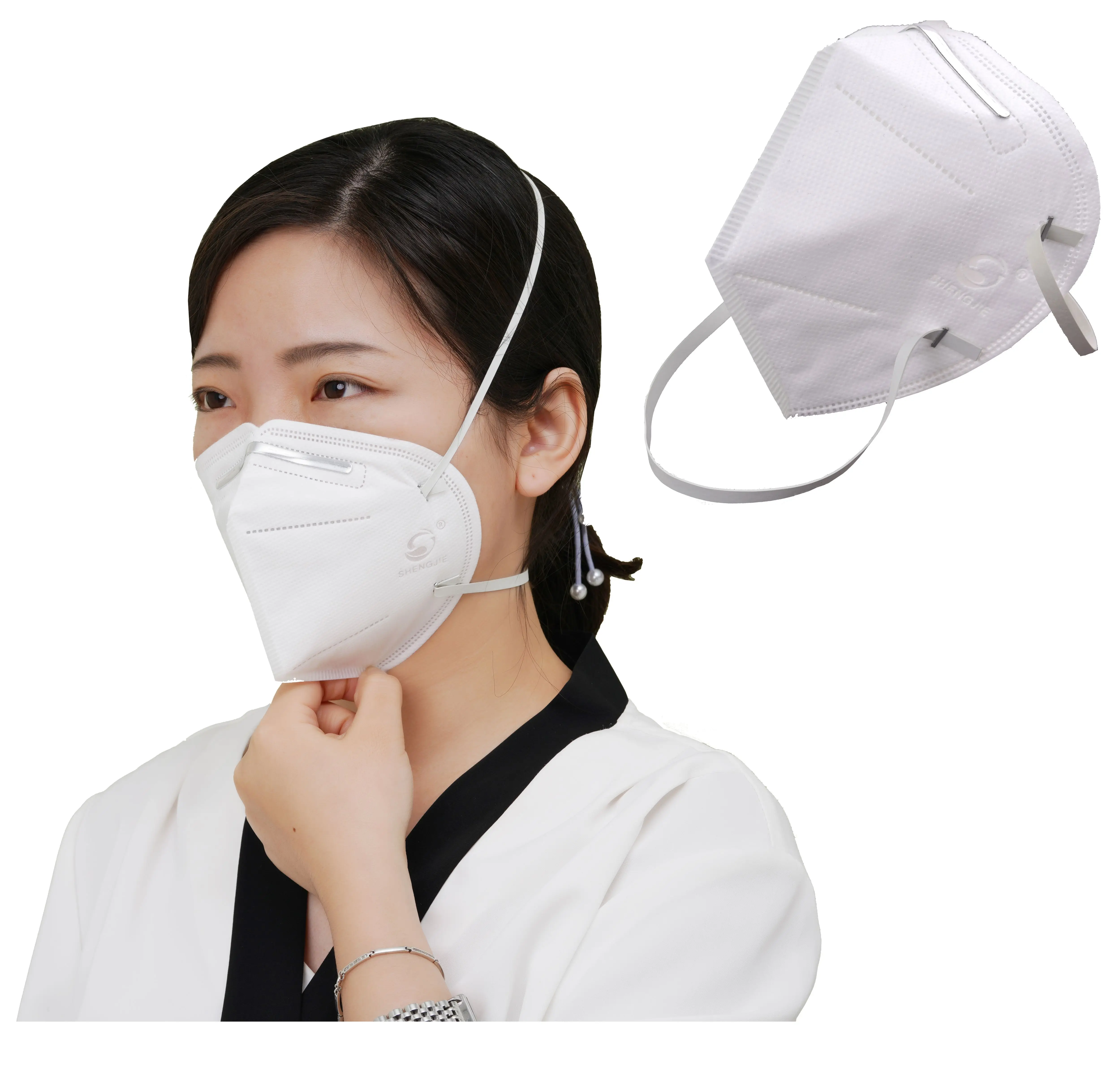 
Comfortable Disposable Breathing Particle Respirator Face Mask Medical Protcetive Disposable Adult Class II 13.5*7.5 SHENGJIE 