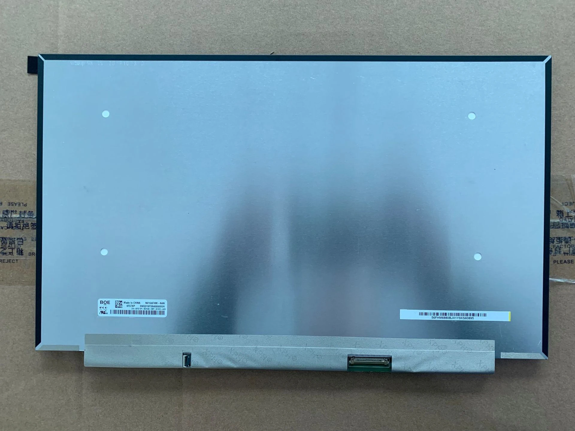 BOE Grade A LCD Gaming Screen Matte 16.7M 1200:1 EDP 40Pins Ips FHD 1920*1080 144Hz Panel 15.6 Inch Laptop Screen NV156FHM-N4N