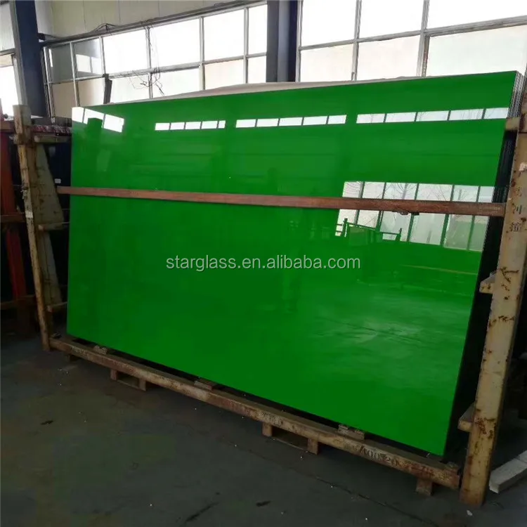 China Supplier Colored Back Painted Lacquered Glass Splashback