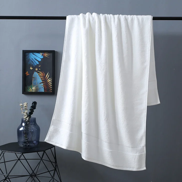 Eco-Friendly 100 Pure Cotton Bath Towels 800 GSM Thicken Soft Natural/ Ultra Absorbent Oversize Big Body Bath Bathroom Towel