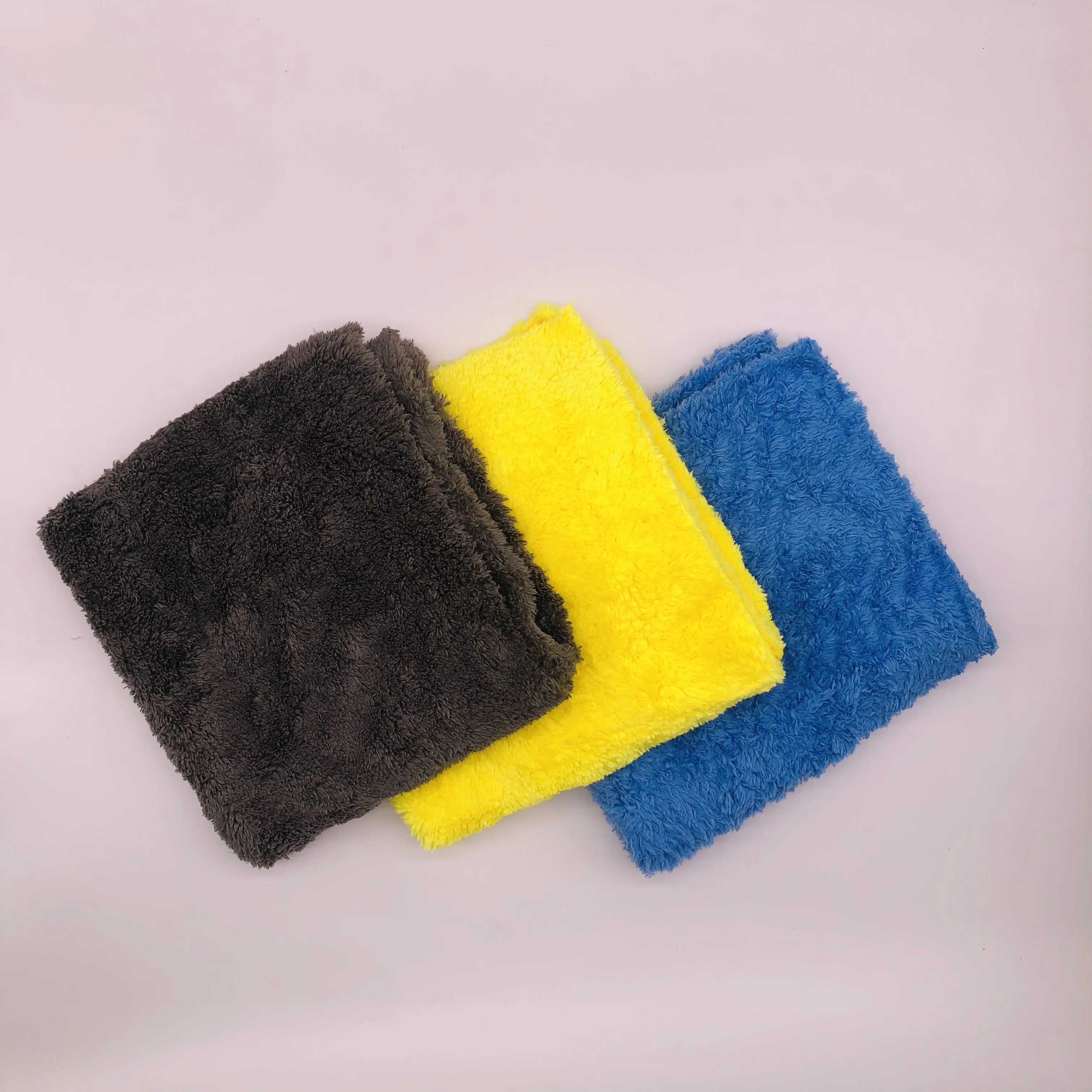 Wholesale Super Absorbent Window Wash Towel Coral Fleece Fiber Towel Car Wash Big Microfiber Towel