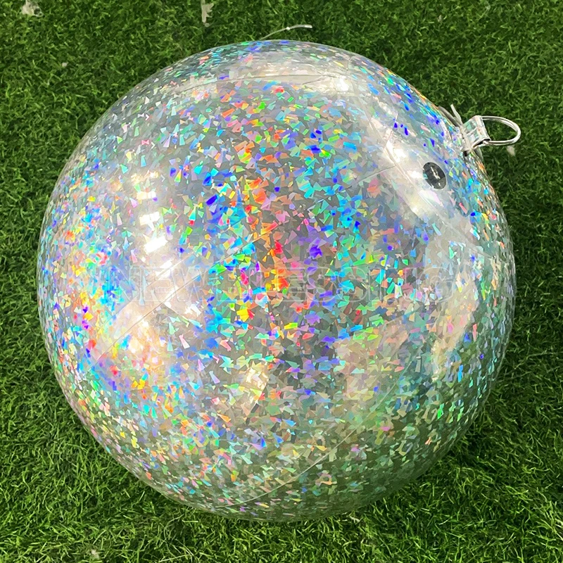 Mirror Ball Inflatable Metallic Spheres Balloons Inflatable Christmas Outside Decor Party Shiny Extra Large Christmas Balls