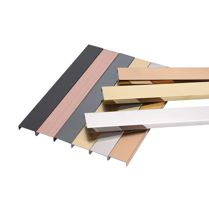 u shaped sharp metal edge u type trim pvc seal strip stainless steel ceramic tile trim u channel molding strips