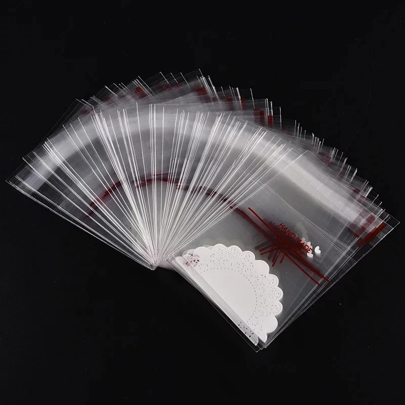 Cookie Packaging Bag Transparent OPP Plastic Candy Bag with Custom Printing