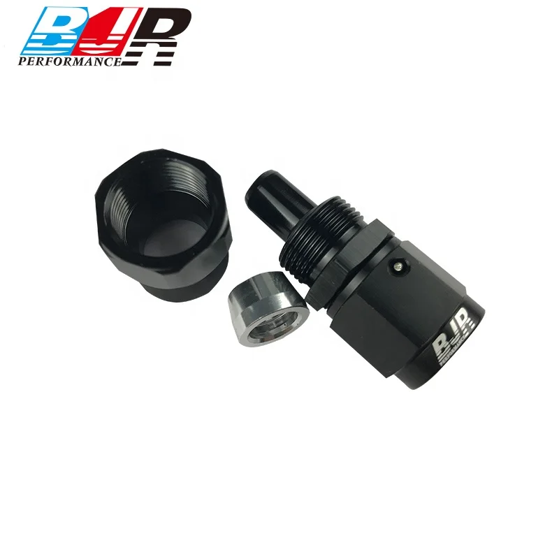 BJR AN6 PTFE алюминиевые прямые гнездовые фитинги для