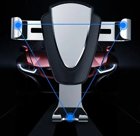 Universal Mobile Phone Holder Car mount Gravity Bracket Automatic Car Phone Holder