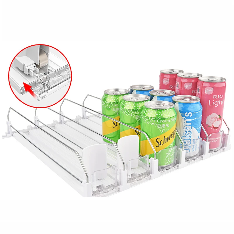 Universal Pusher Glide Display Bottle Beverage Drink Bottle Shelf Pusher System