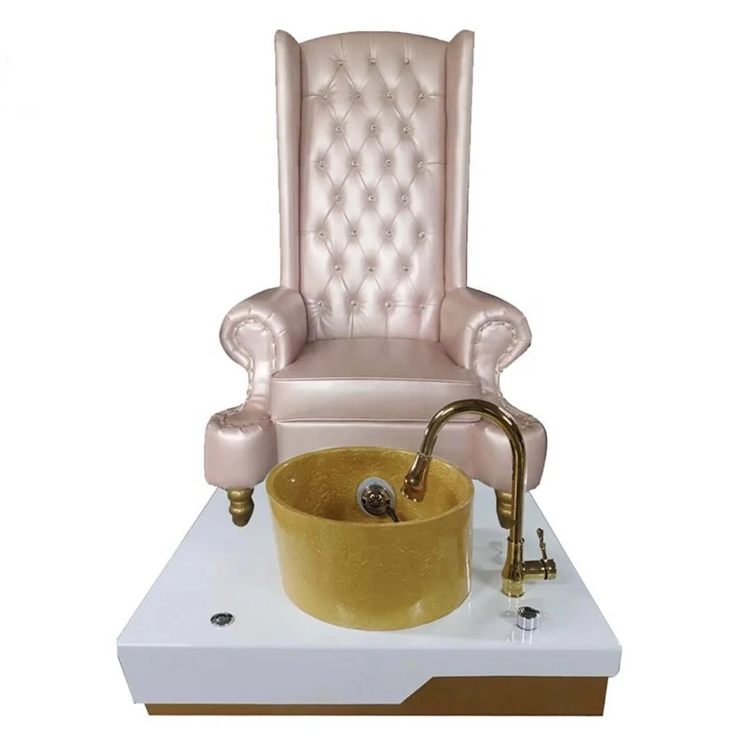 
Hot sale King Throne Pedicure Chair/salon furniture high back ronud sink pedicure chair HY-PC001 