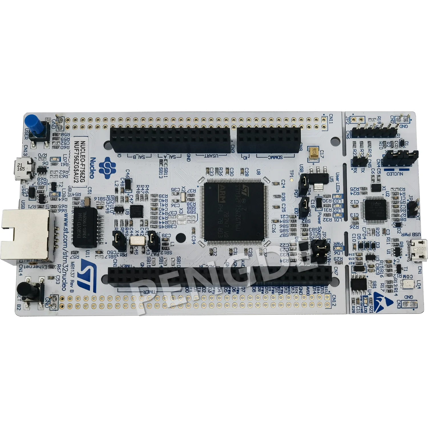 NUCLEO-F756ZG STM32 Nucleo-144 макетная плата с STM32F756ZGT6 MCU поддерживает Arduino ST Zio и Морфо подключения