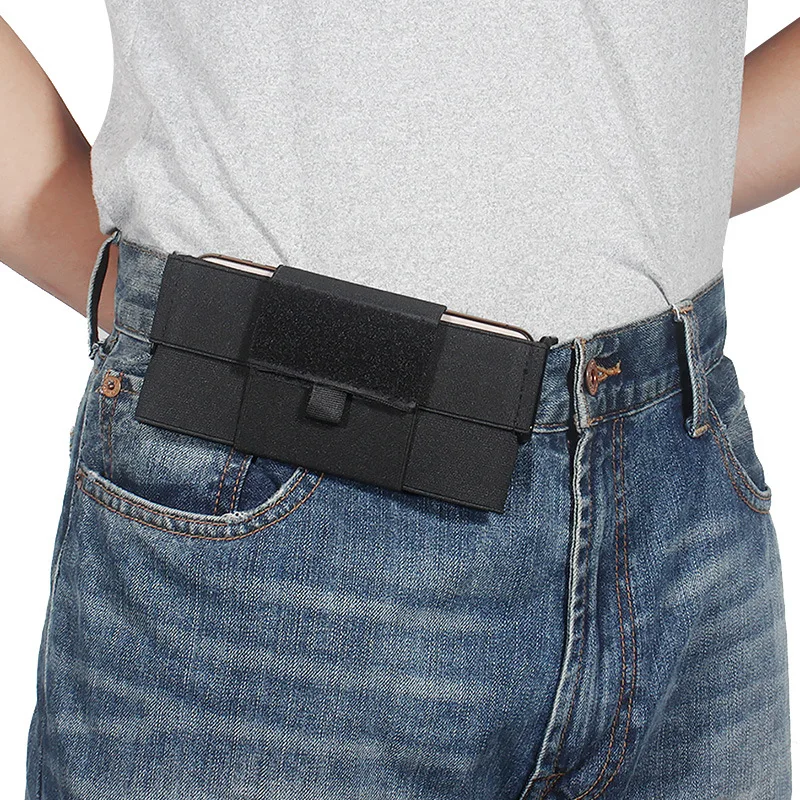 Factory Wholesale New Design Fitness Outdoor Sports Running Stealth Elastic Ultra-thin Mini Mobile Phone Fanny Pack