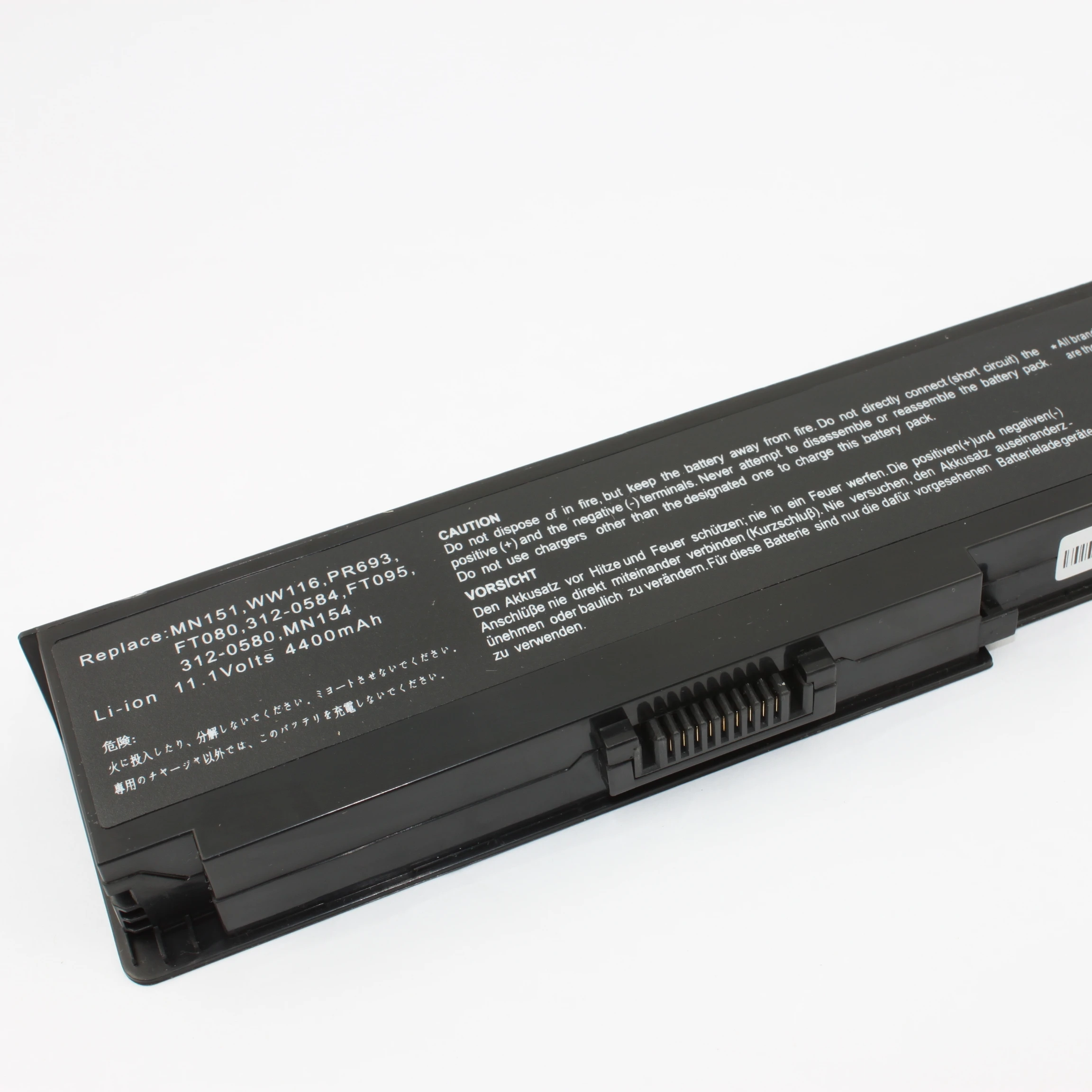 Chinese manufacturer rechargeable laptop battery for dell 1420 1400 MN151 WW116 0WW118 battery