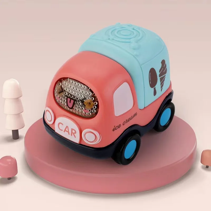 Inertial Engineering Vehicle Pull Back Car Toys Fire Truck Model For Children Kids Boy Gift