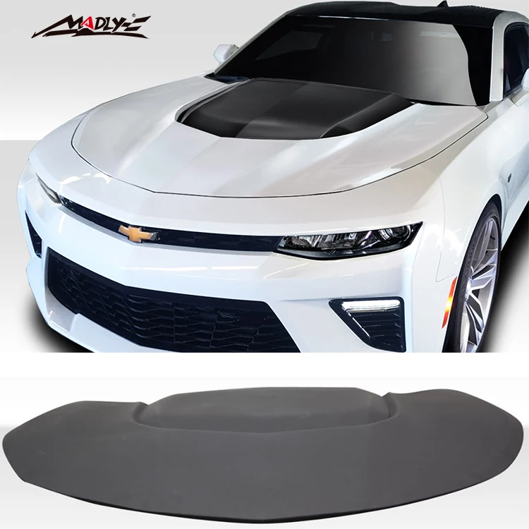 Madly Fiber Glass Camaro Hood for Chevrolet Camaro Hood ZL1 Style FRP Bonnet 2016-2020 Year