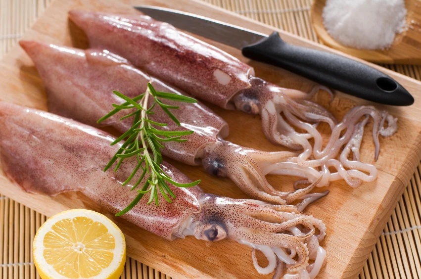  Пищевая продукция Shandong Ocean новый сезон высококачественный набивной кальмар полностью остекленный