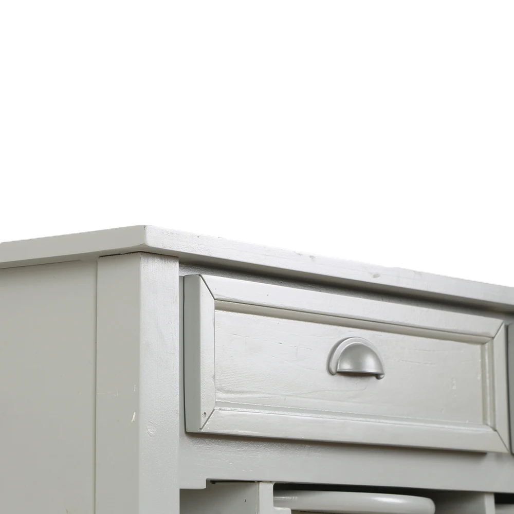 Drawer Storage Cabinet For Learning Leisure Desk With 4 Stools Table And Chair Set