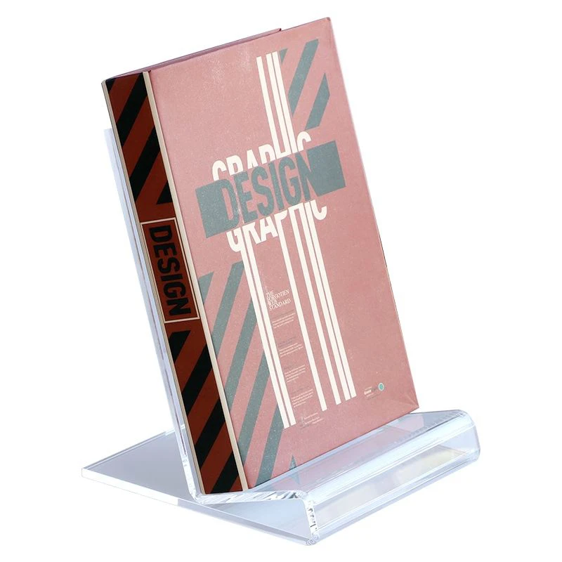 Акриловая книжная полка для книжного магазина прозрачная подставка книжный кронштейн рисунка