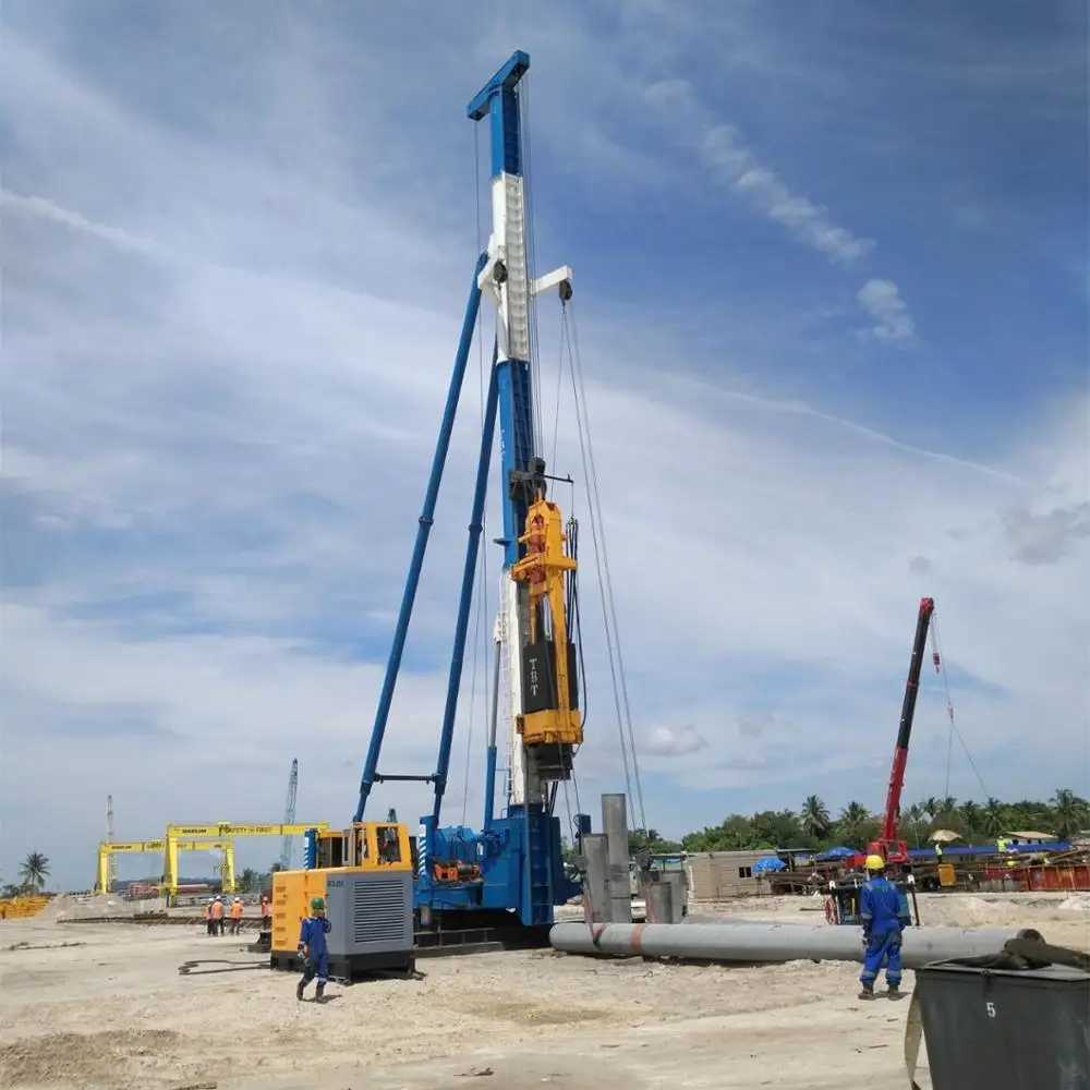 pile driver for mini excavator highway guardrail hydraulic pile foundation pile driver machine