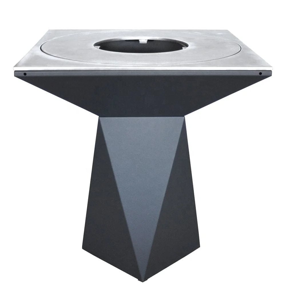 Metal Top Sale Outdoor BBQ with grill Corten Steel Factory design