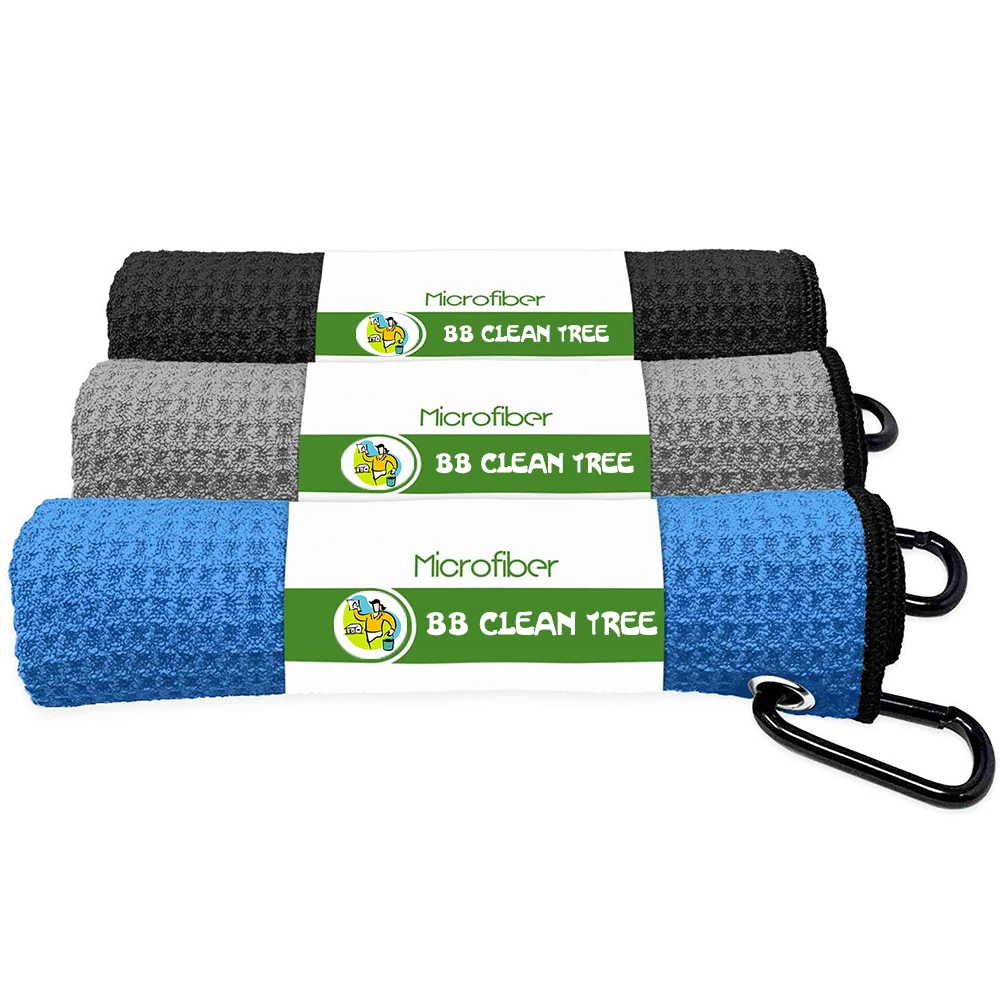 Пользовательский персонализированный печатный материал из микрофибры быстросохнущее полотенце для гольфа Ritleist