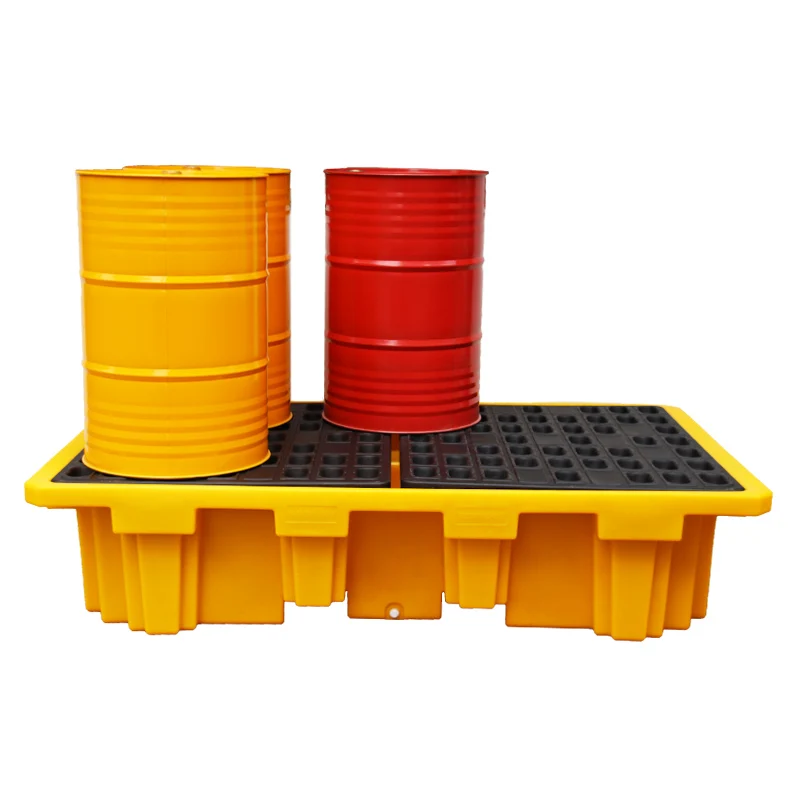 With Drain 1100L Spill Tray Spill Pallet Drum Container Double Ibc Spill Pallet