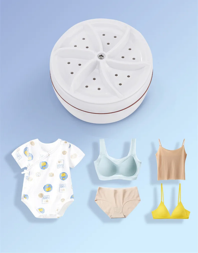 Дорожная мойка для одежды ультразвуковая полуавтоматическая портативная мини-стиральная