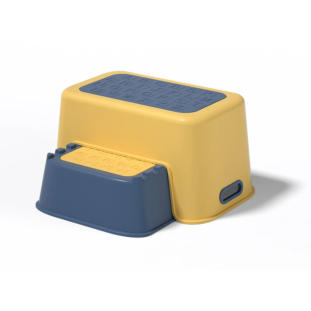 Baby toilet step stool plastic non slip toilet seat stool