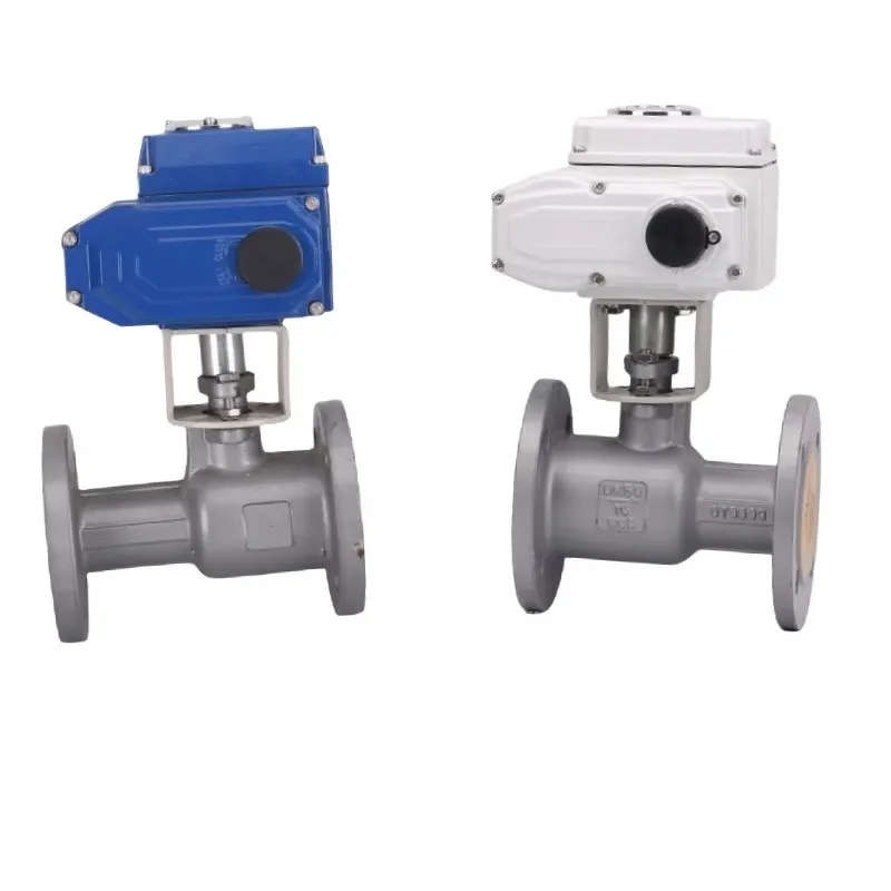 High-temperature steam thermal oil special motorized ball valve electric integrated cast steel flange ball valve