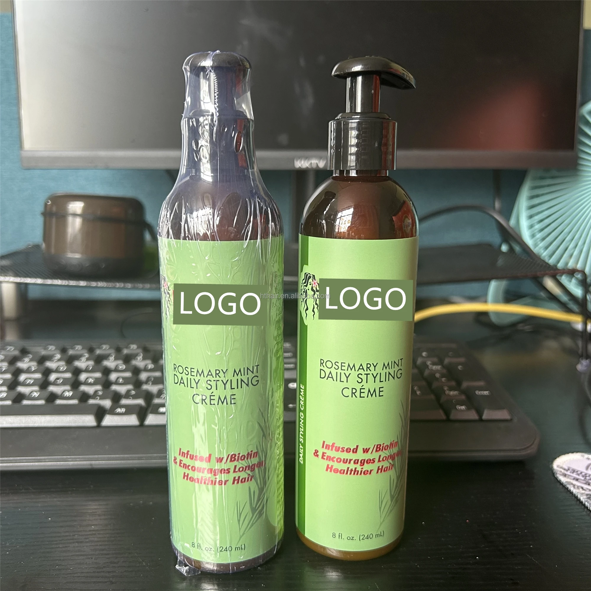 Organic Rosemary Mint Hair shampoo Growth Daily Styling Cream For Hair Care,  oil hair mask