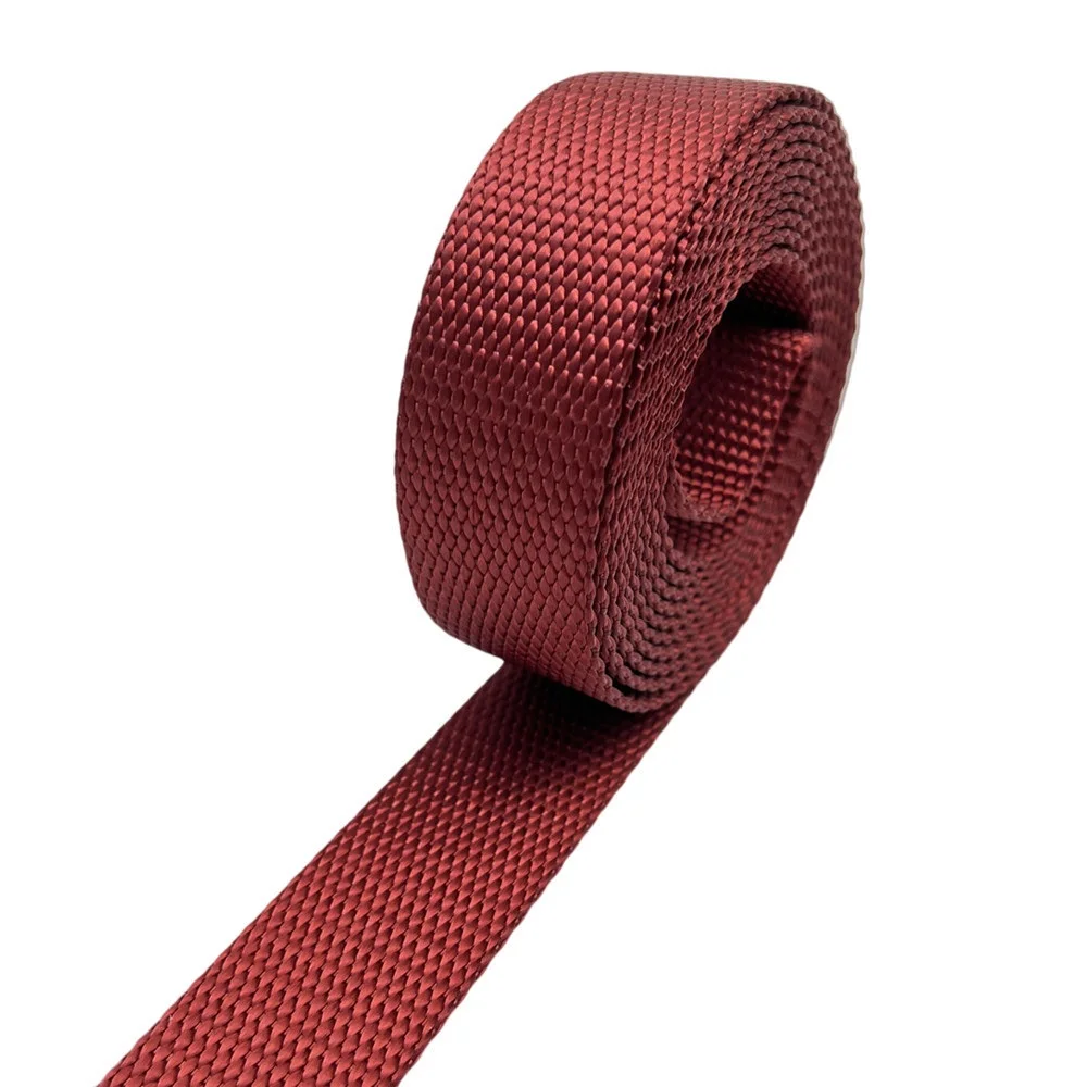 Pp Nylon 25mm High Density Recycled Webbing Camo Print Bus Handle Strap Herringbone Ribbon Custom 1/2 3/8 Nylon Webbing Print