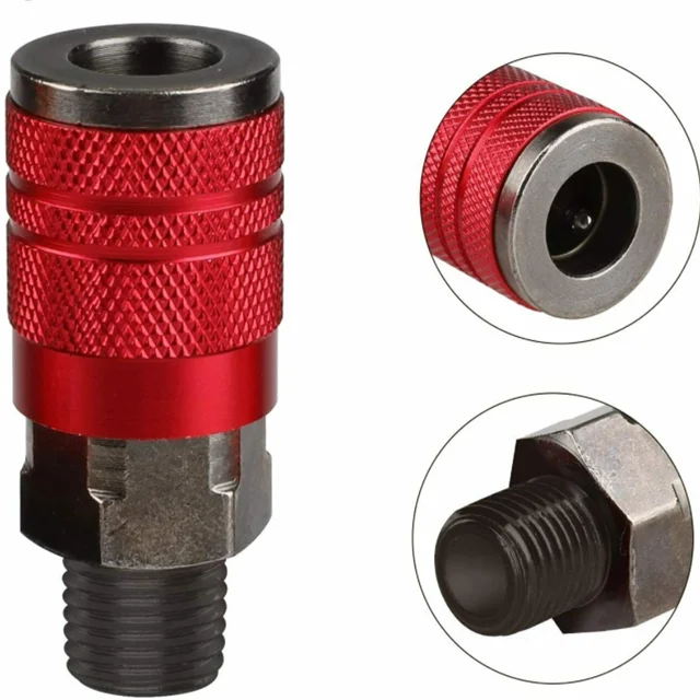High precision 3-Way Air Manifold 4 Ports Aluminum Industrial Flat Hex Quick Connect 3