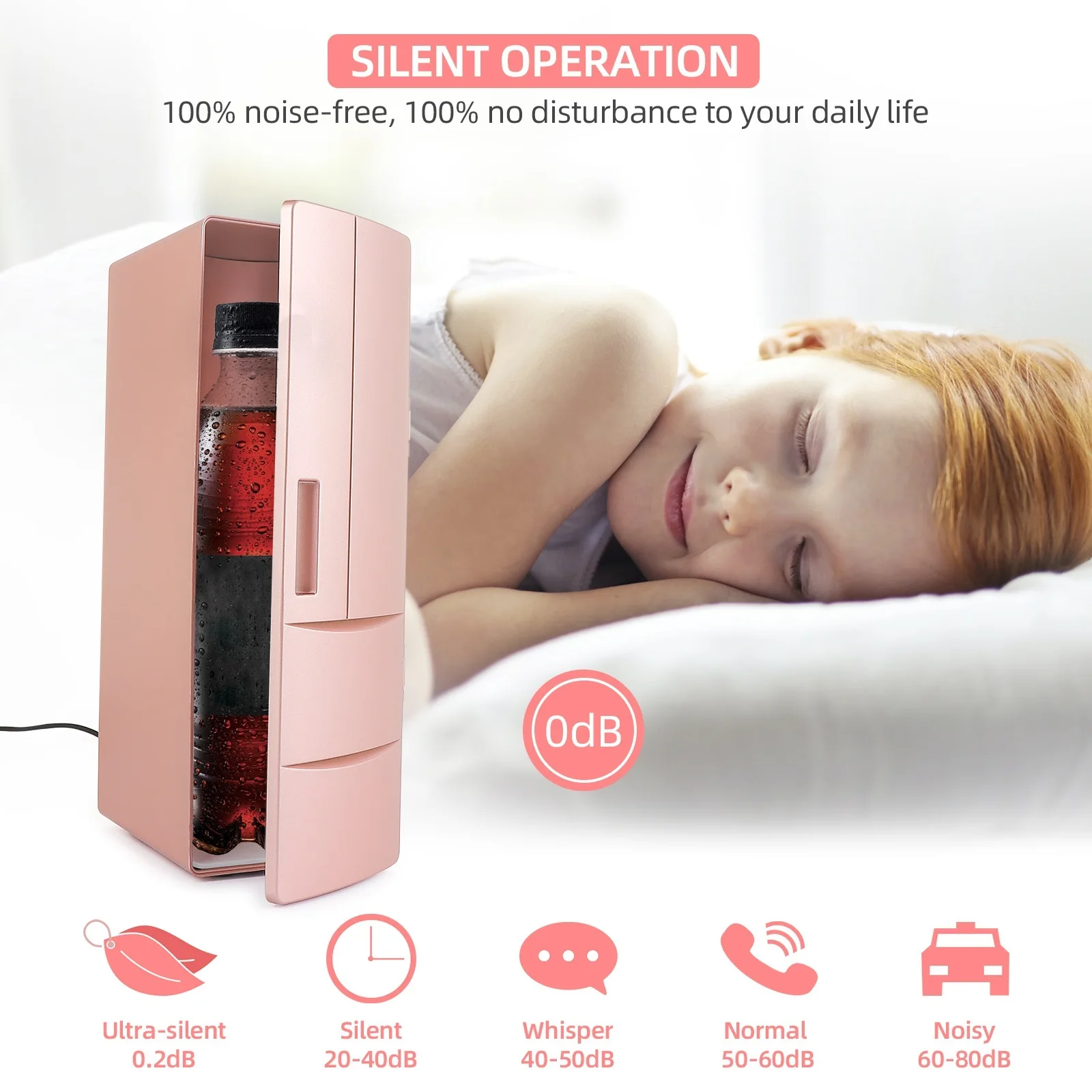 Мини-холодильник для косметики, банки для напитков, мини-холодильник с USB для ПК, ноутбука, автомобиля, дома и офиса