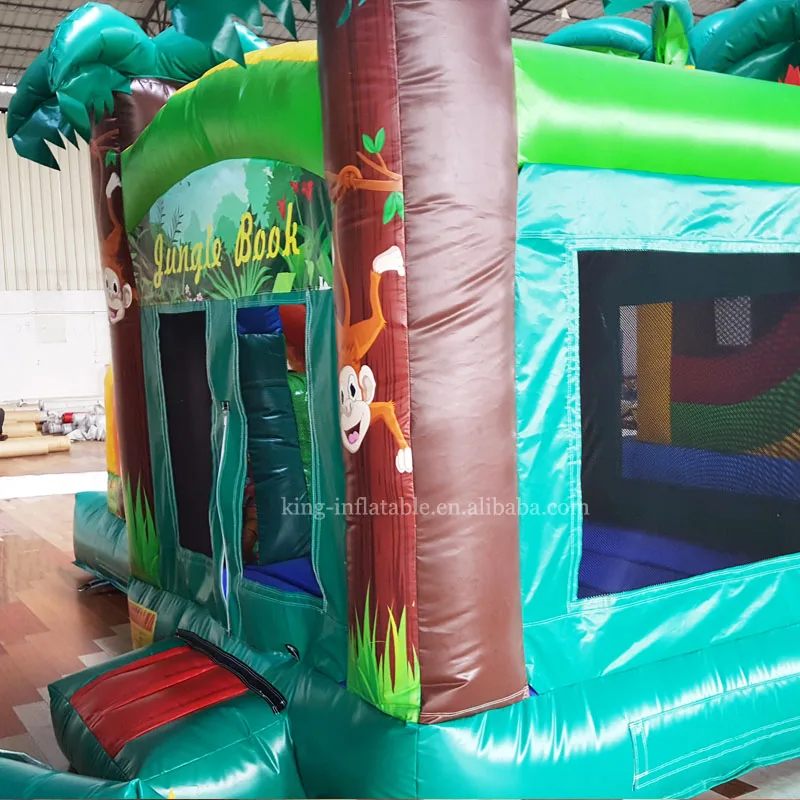 Продажа надувной замок-батут Jungle коммерческий