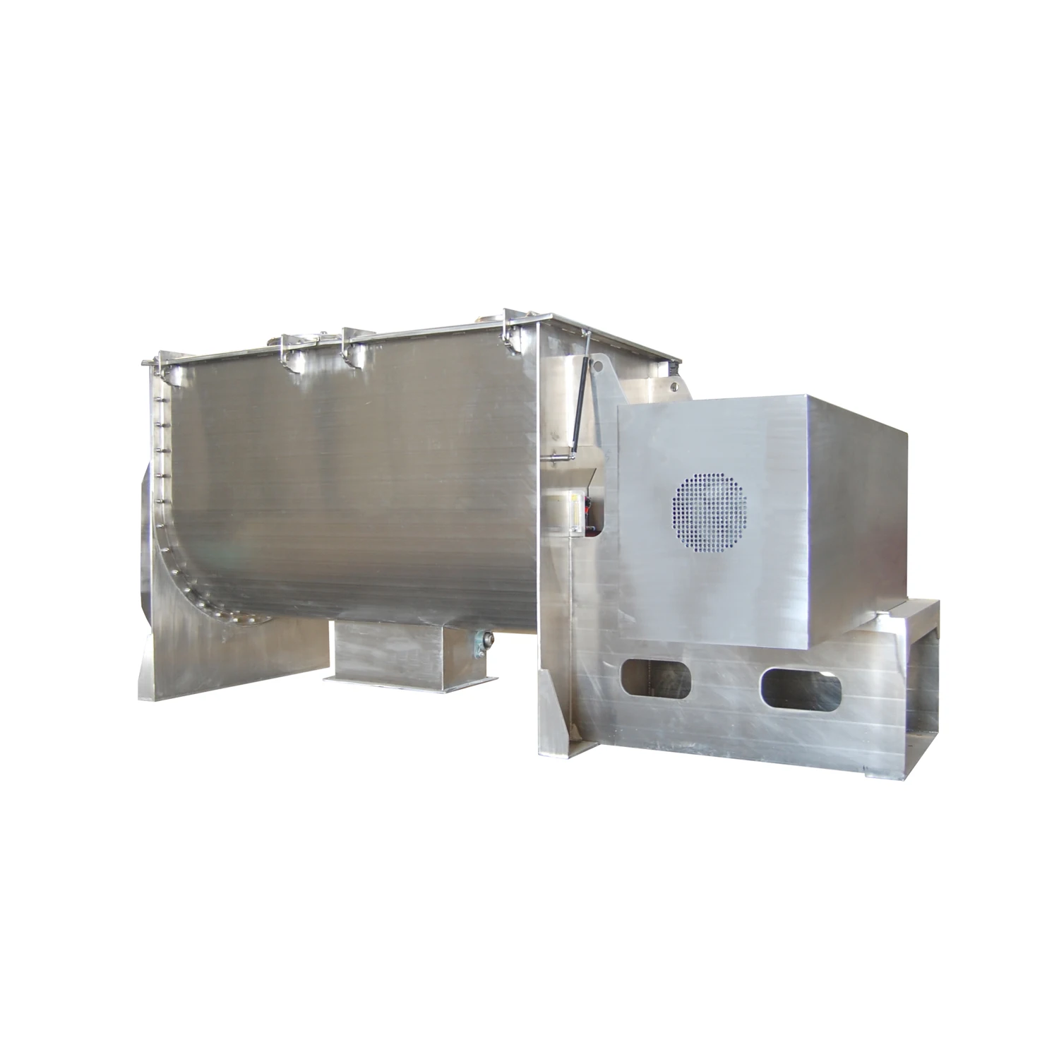 Industrial Grade Food Addivites Factory Blending Machine Customized With Low Price Horizontal Ribbon Mixer Machine