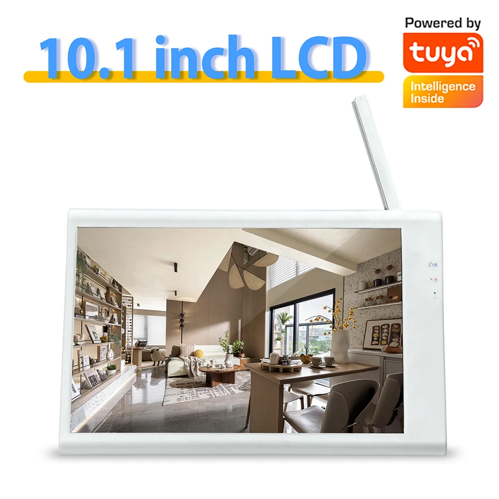 Factory Price, OEM ODM, 10in LCD, 3MP, Night Vision, Body Recognition, Two-Way Talk, IP66 Waterproof 4CH Wireless NVR Kit