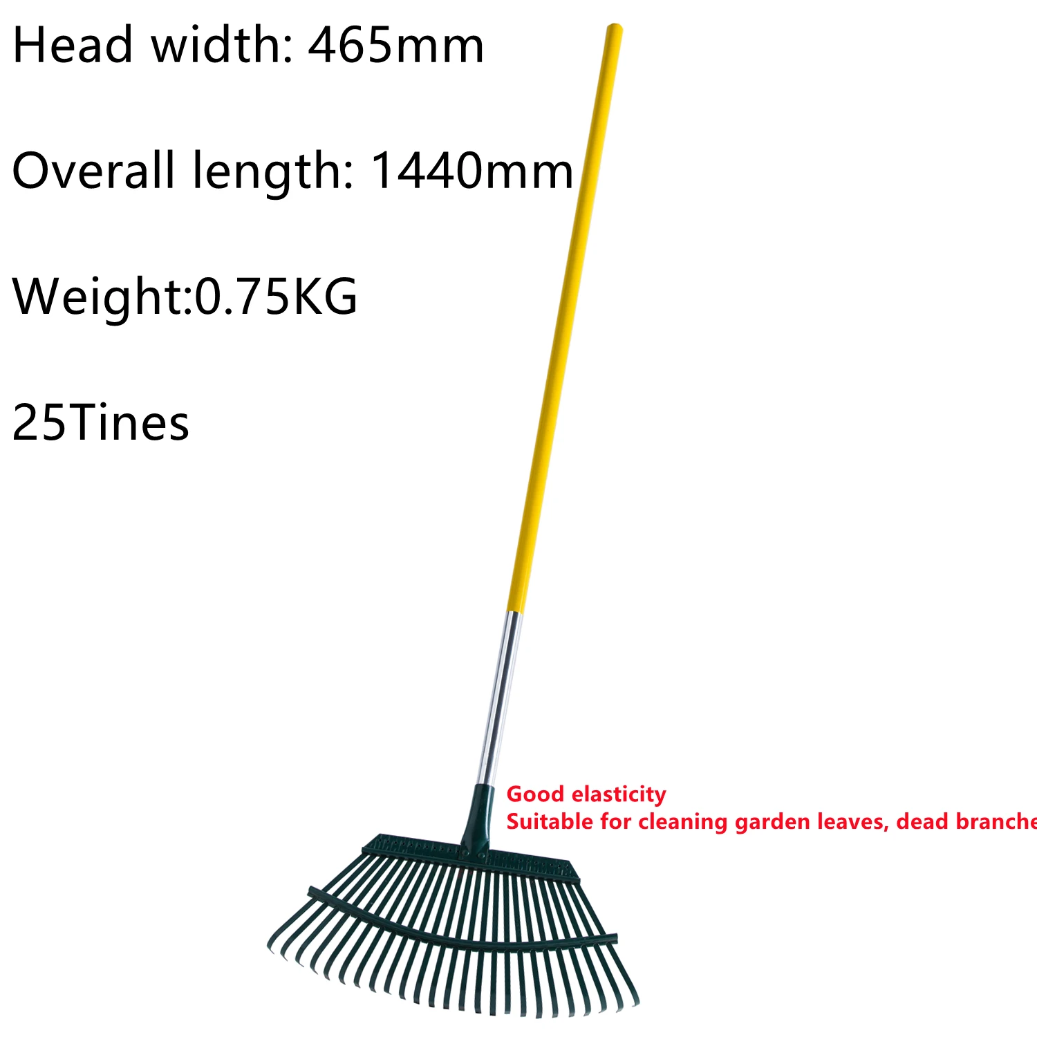 Agricultural Tools Head Rake  Long aluminum handle flat wire rake