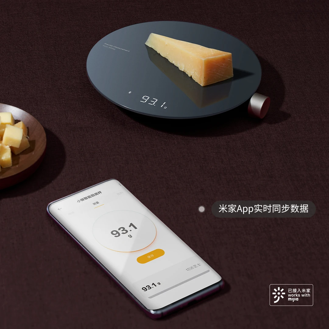  HOTO Digital Kitchen Scale Multifunction Food kitchen weighing scale with LCD Display works Xiaomi