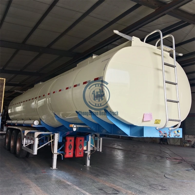 Aluminum Carbon Steel Fuel Tanker/ Oil Tank /Gasoline Crude Water 45cbm 40 cbm liquid delivery semi trailer for Sale