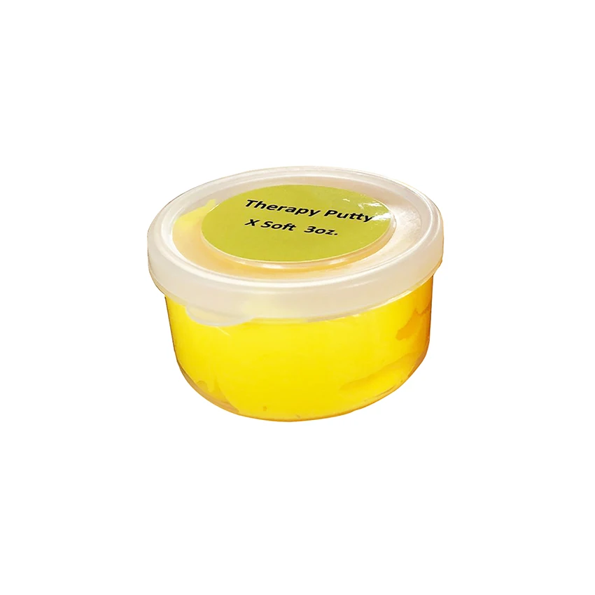 
3oz therapy putty single color yellow with x soft strength hand exercise and fingers rehabilitation putty 