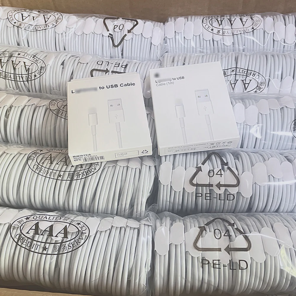 Wholesale Price 3ft 6ft 10ft lighting cable Fast Charging Usb Data Cable origin For iPhone 7 8 5w charger