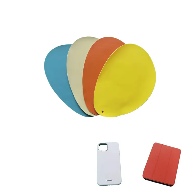 Skin friendly and Eco friendly leather silicone leather iPhone case for iPhone 12/13