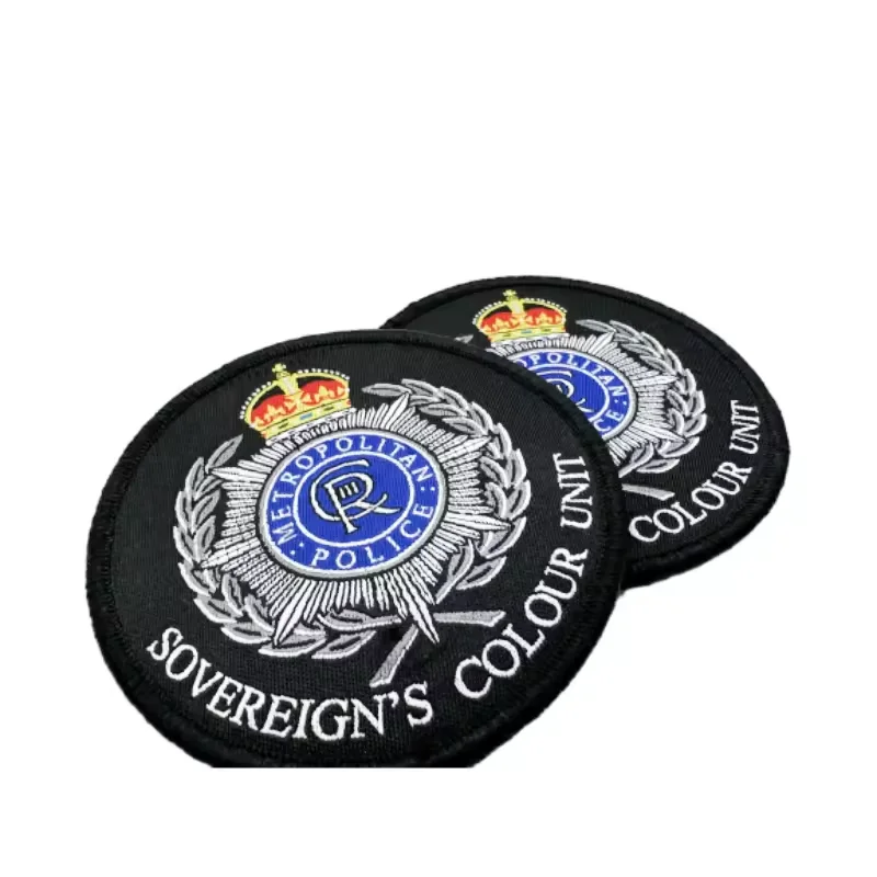 Custom logo iron on patch embroidered logo large anime for clothes fabric animal badge sew on patches custom embroidery