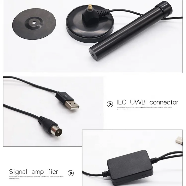 25dBi VHF UHF Антенна цифровая HDTV антенна tv uhf с магнитным