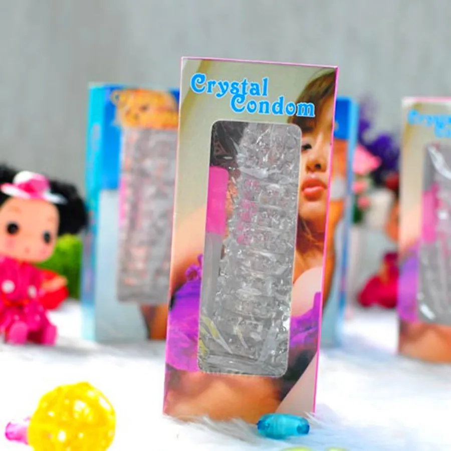 Reusable Penis Sleeve Penis Condom Cock  Dick Sex Toys For Men Enlargement Time Delay