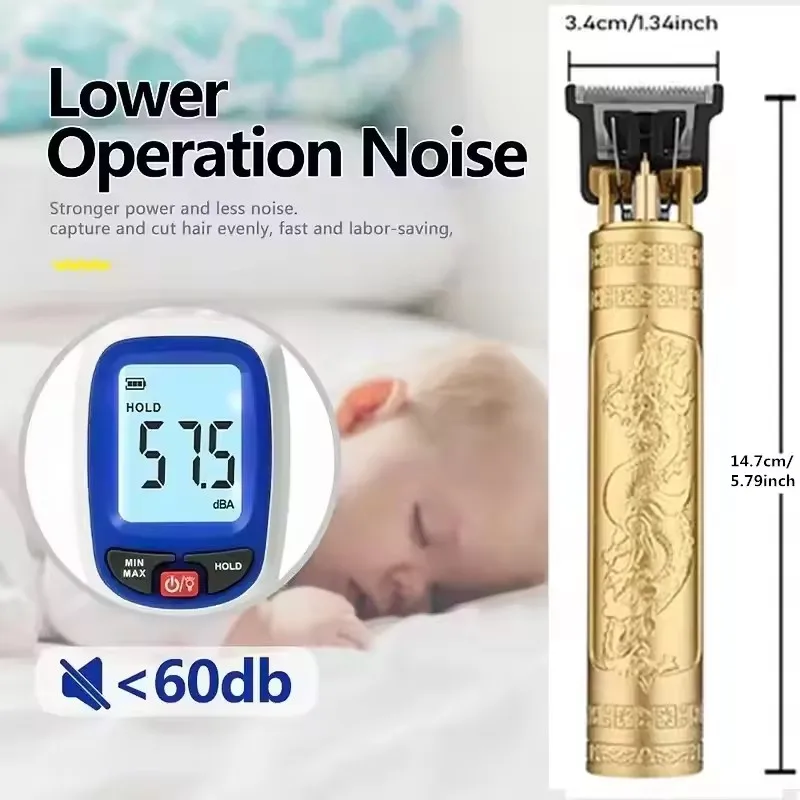 Fashion Style T9 Hair Clipper Shaving Hair Trimming USB Rechargeable Hair Electric Shaver Boyfriend Holiday Gift Barber Clipper