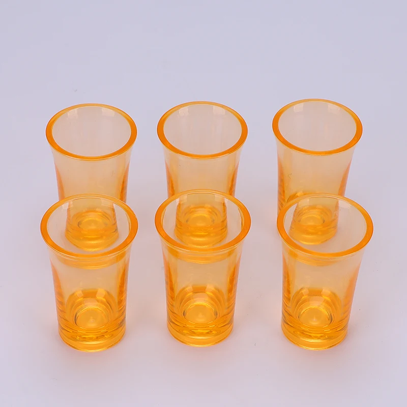 Promotional plastic eco-friendly shot glass packaging set of shot glass