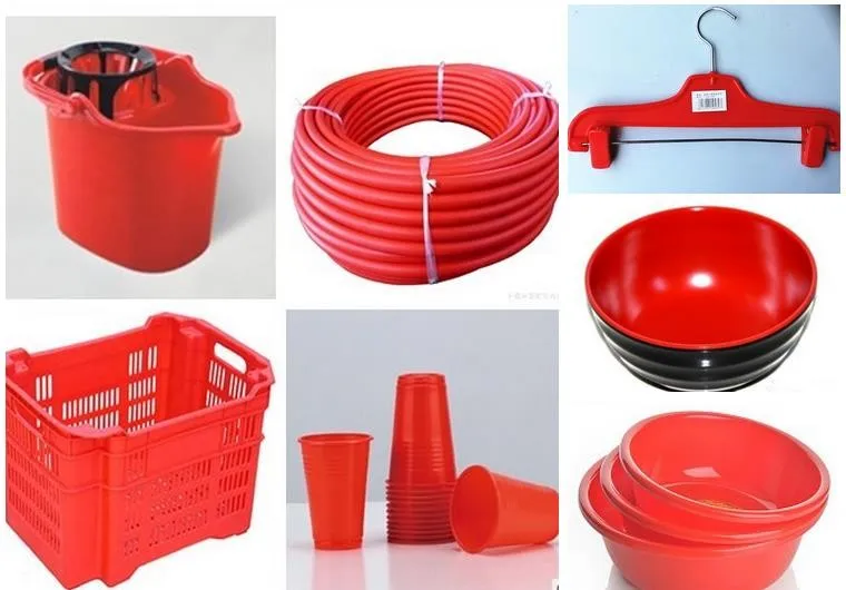  Низкая цена красная маточная смесь hdpe для красного