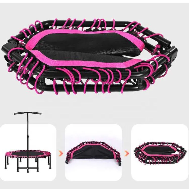 
High quality China hot sale outdoor mini folding and with armrest exercise trampoline for children 