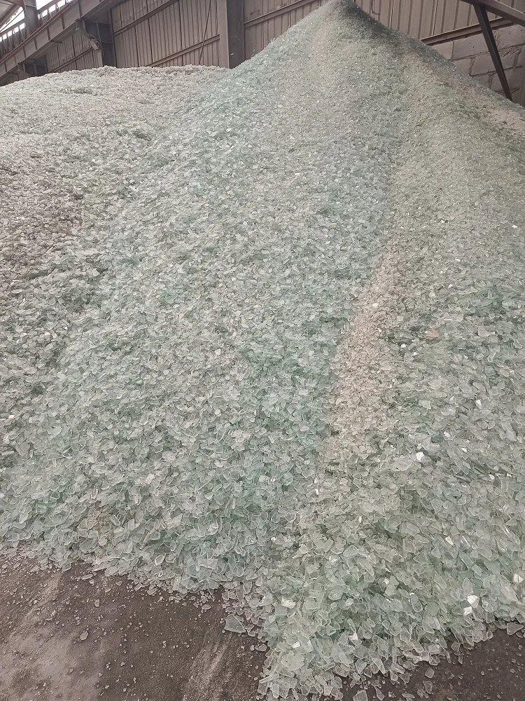 Wholesale Float White Transparent Broken Glass Cullets